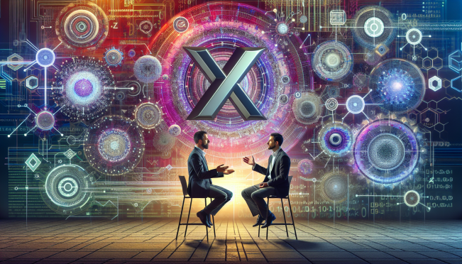 A heated debate between prominent figures in the zero-knowledge space, representing Polyhedra Network and Matter Labs, with a backdrop featuring the ZK ticker symbol and various blockchain elements.