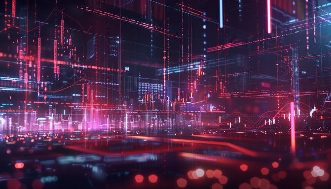 A dynamic visual showing the logos of BarnBridge (BOND), Dock (DOCK), Mdex (MDX), and Polkastar (POLS) being removed from a digital exchange interface. The backdrop features a market graph with sharp declines, symbolizing the immediate market impact of the delisting announcement.