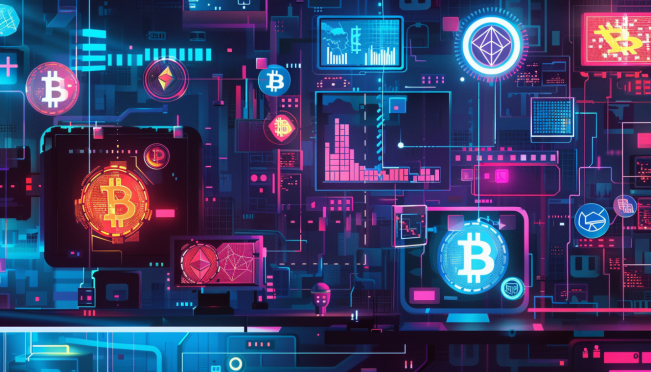 A digital representation of a security breach in a cryptocurrency exchange, featuring blockchain elements and a wallet being compromised. Include icons of cryptocurrencies like ETH, PEPE, GALA, and USDT, with a backdrop that suggests investigation and urgency.