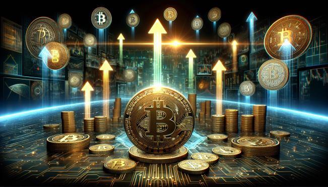 digital art representing the surge of Bitcoin-based NFTs