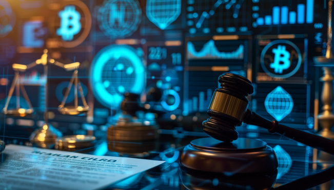 A legal document with the headline 'Crypto Loss Proof of Claim' next to a gavel and a clock counting down to the August 21, 2024 deadline. In the background, digital images of various cryptocurrency coins and tokens associated with the Terra ecosystem.